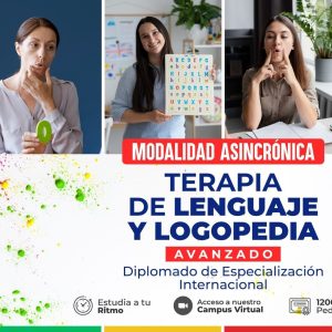 (ASINCRÓNICO) TERAPIA DE LENGUAJE Y LOGOPEDIA AVANZADO