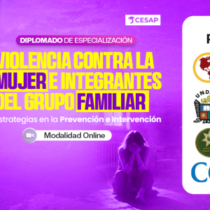 DIPLOMADO VIOLENCIA CONTRA LA MUJER E INTEGRANTES DEL GRUPO FAMILIAR (ESTRATEGIAS EN LA PREVENCIÓN E INTERVENCIÓN)